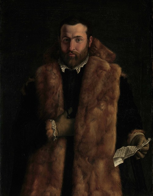 Portrait of a Man in a Fur-Trimmed Coat