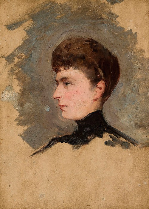 Portrait of a lady, sketch