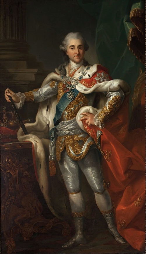 Portrait of Stanisław August Poniatowski in the coronation costume