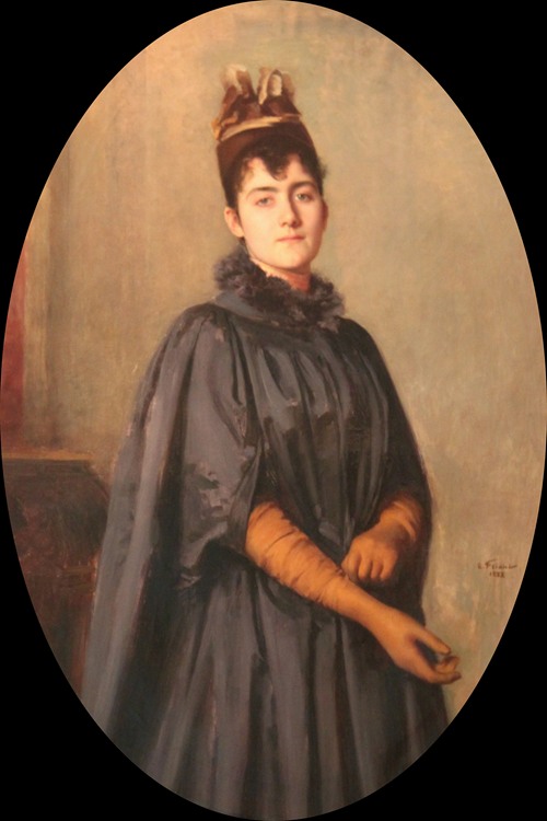 Portrait de Camille Majorelle (fille d’Auguste, sœur de Louis, tante de Jacques)