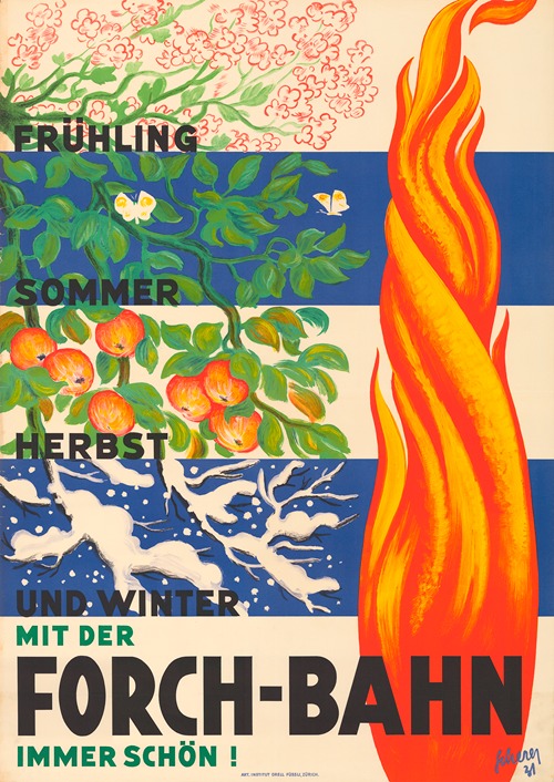 Frühling, Sommer, Herbst und Winter – mit der Forch-Bahn immer schön!