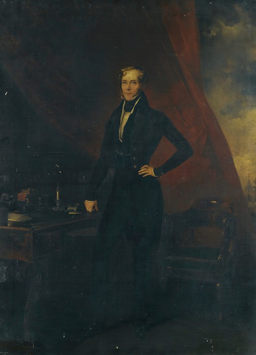 Portrait Of George William Frederick Villiers, 4th Earl Of Clarendon (1800-1870)