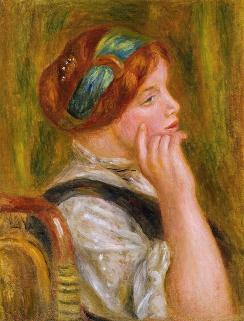 Portrait De Femme Au Bandeau Vert (circa 1905)