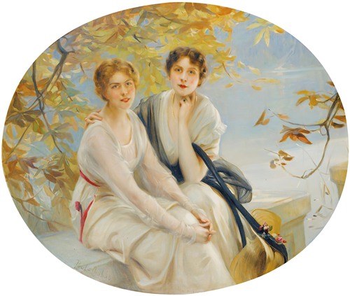 Portrait de Daniel Lesueur (Jeanne Loiseau, 1860-1921, dite), femme de ...