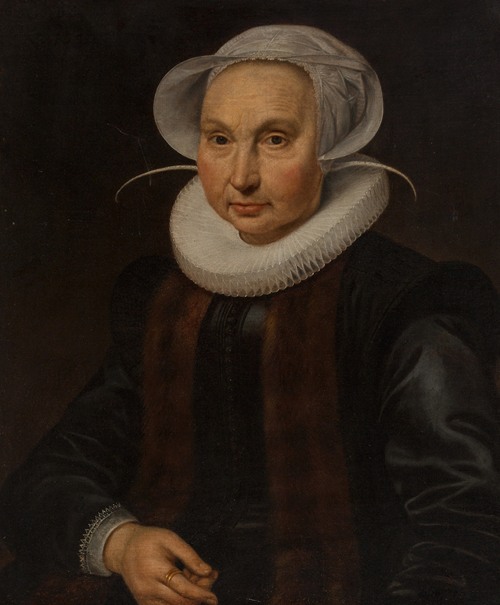 Portrait of Anna Jacobsdr. Blaeu, wife of Cornelis Pietersz. Hooft