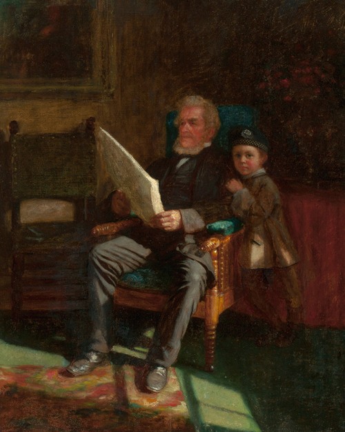 Portrait of John C. Chandler and Philip J. Wilson