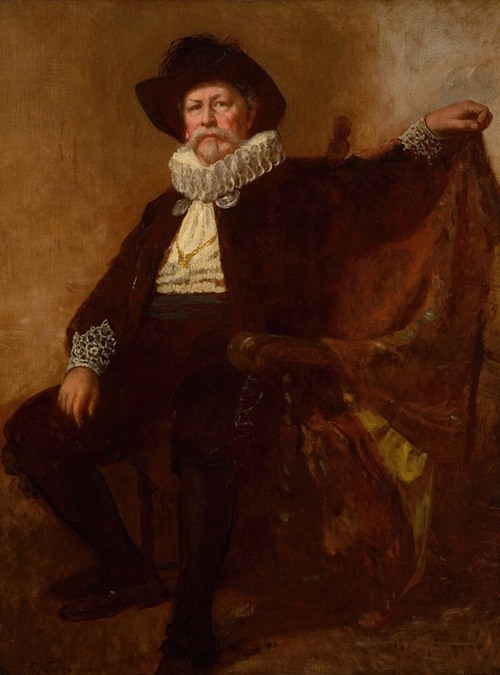 Self-Portrait in the Costume Worn by Him at the Twelfth Night Celebration at the Country Club (1899)