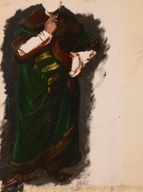 Study of Władysław Jagiełło’s Garment to the Painting ‘The Oath of Queen Jadwiga’