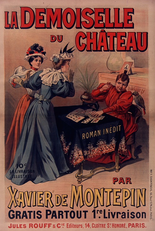 La Demoiselle du château roman inédit par Xavier de Montépin Jules Rouff éd