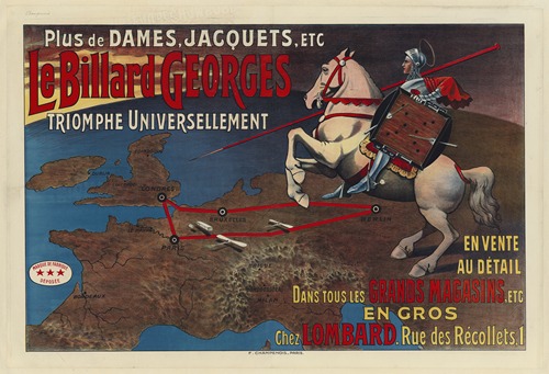 Le Billard Georges triomphe universellement. En vente au détail dans tous les grands magasins