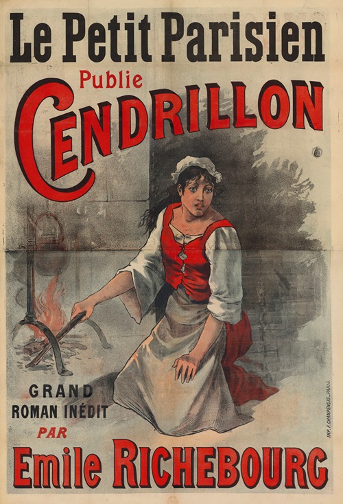 Le Petit Parisien publie Cendrillon, grand roman inédit par Emile Richebourg