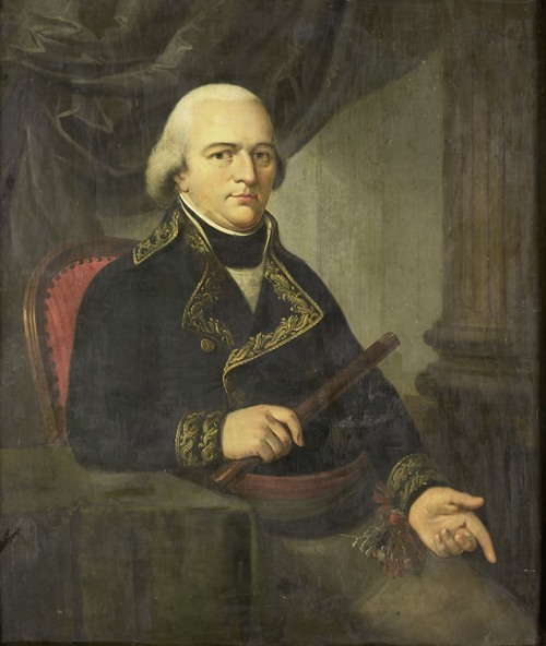Portrait of Pieter Gerardus van Overstraten, Governor-General of the Dutch East Indies