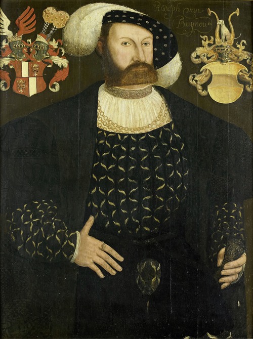 Presumably Posthumous Portrait of Rudolph van Buynou (d 1542), High Bailiff of Stavoren and ‘Grietman’of Gaasterland