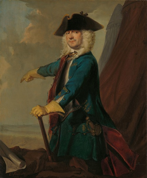 Gerrit Sichterman (1688-1730). Quartermaster-General of the Cavalry, Colonel of the Oranje-Groningen Infantry Regiment, Commandant of Grave