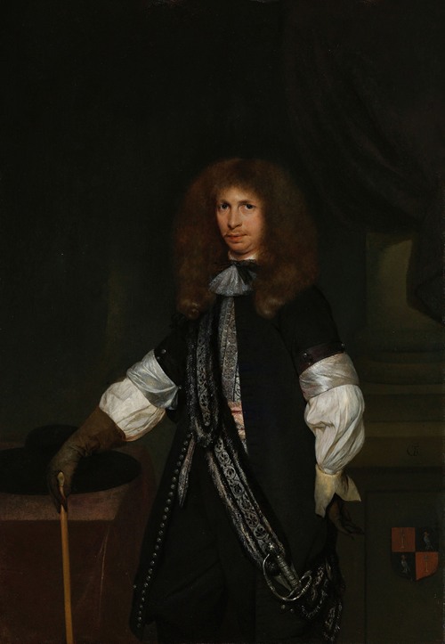 Jacob de Graeff (1642-90). In the Uniform of an Officer