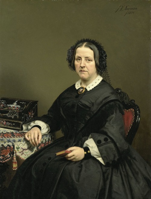 Wilhelmina Margaretha van den Bosch (1807-74). Echtgenote van Gerard Johan Verloren van Themaat