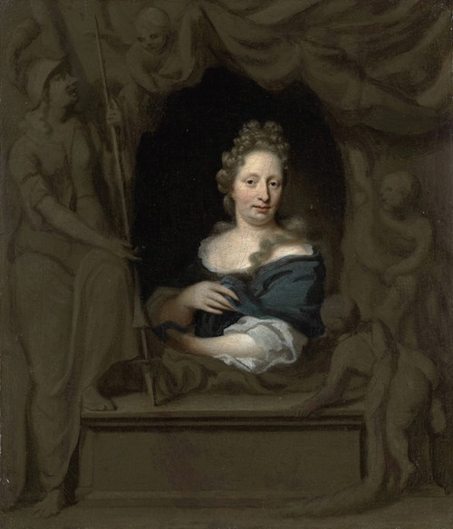 Portrait of Eva Visscher, Wife of Michiel van Musscher