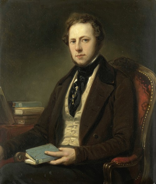 Portrait of a Man, perhaps Petrus Augustus de Genestet (1829-1861)
