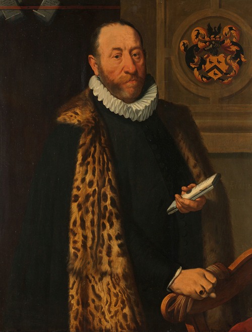Portrait of Mattheus Augustijnsz Steyn, Councilor in the College of the Admiralty of the Northern Quarter in Dokkum