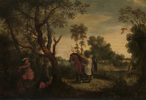A Woman Mounts her Robber’s Horse, Known as ‘De Gestrafte Rover’