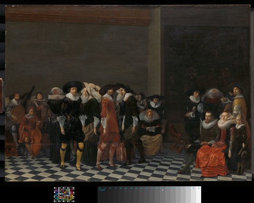 A Wedding Feast, traditionally called ‘The Wedding of Adriaen Ploos van Amstel and Agnes van Bijler’, 1616