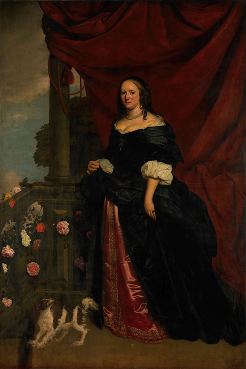 Portrait of a Woman, probably Sophia Anna van Pipenpoy (c. 1618-70), Countess of Schellart