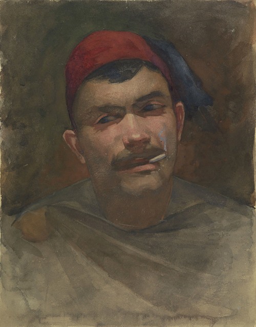 Zelfportret van Pieter Florentius Nicolaas Jacobus Arntzenius