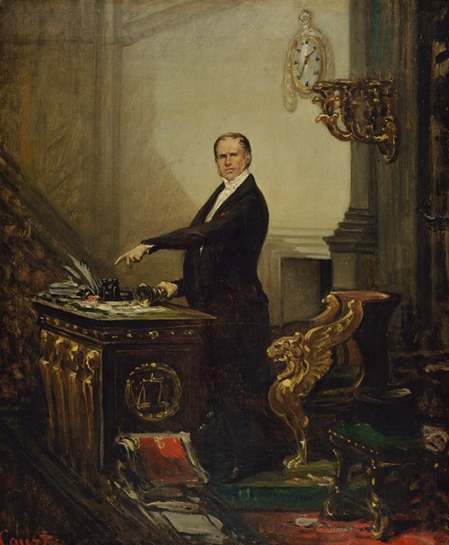Portrait d’André Dupin (1783-1865), président de l’Assemblée législative en 1850.