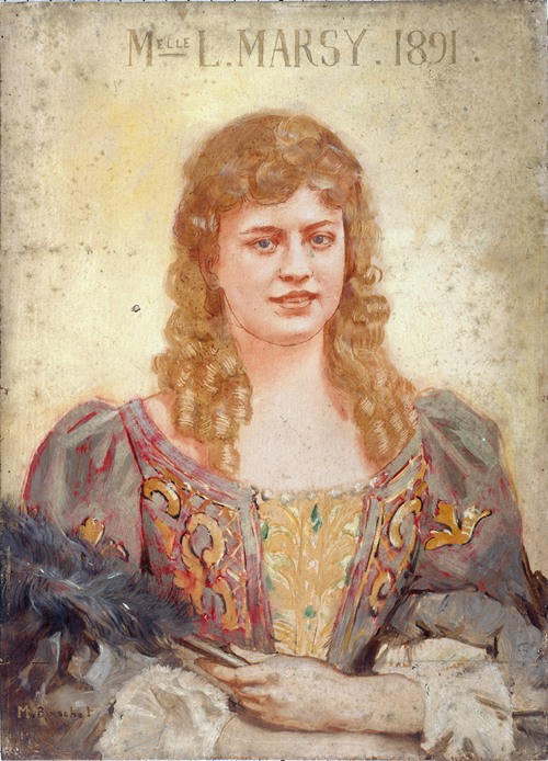 Louise Marsy (1866-1942), sociétaire de la Comédie-Française, en costume de scène.