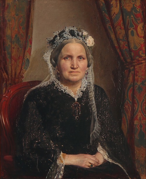 Portræt af grevinde Julie Louise Sophie Trampe, f. komtesse Ahlefeldt-Laurvigen