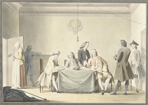 Zitting van Commissarissen tot ontvangst der Liberale Gifte, of 50ste penning, 12 september 1747