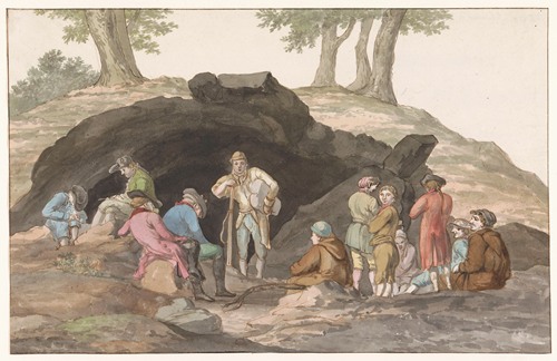 Oponthoud bij de Grotte delle Capre aan de grens bij Nemorosa en Fredda