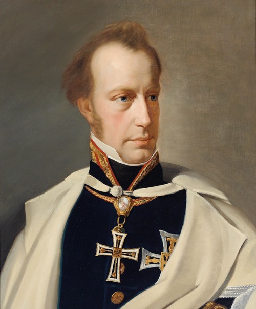 Archduke Anton Victor, portrait in uniform with the Grand Master’s Cross of the Teutonic Order