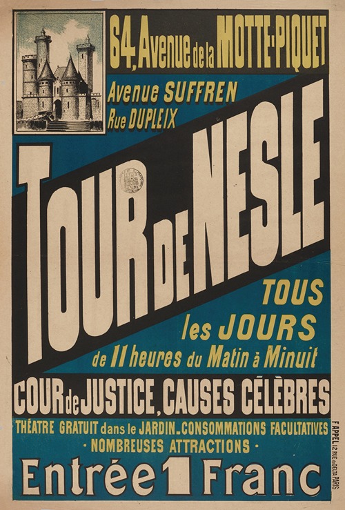 64, Avenue de la MOTTE-PIQUET Avenue SUFFREN Rue DUPLEIX TOUR DE NESLE