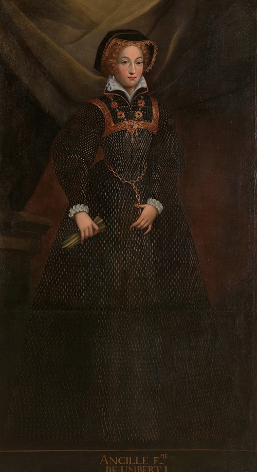 Portait of Ancilla, wife of Umberto I