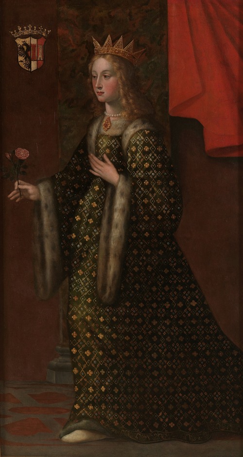 Portrait of Adelaide of Susa, Oddone’s wife