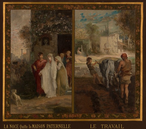 La Noce Quitte la Maison Paternelle, Le Travail