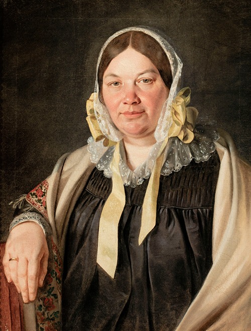 Portrait of Aleksandra Bębnowska née Cybulska, painter’s mother-in-law