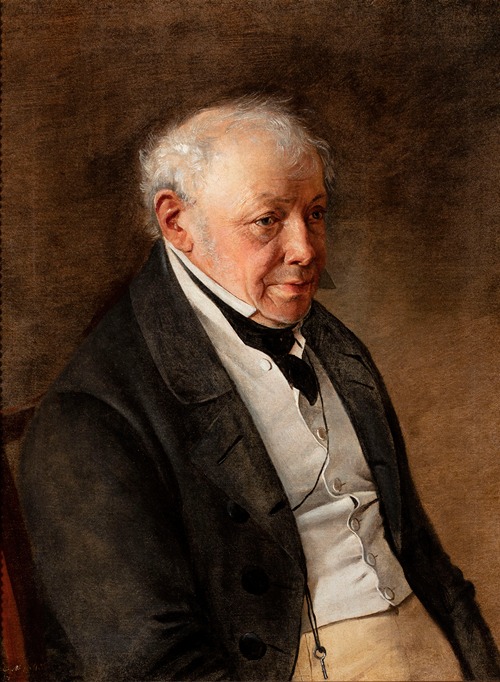 Portrait of Ksawery Bębnowski, artist’s father-in-law, captain in Kościuszko’s army