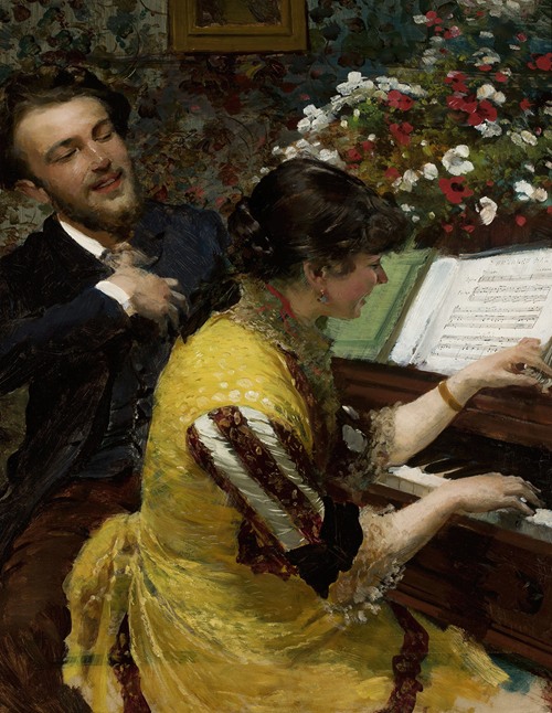 “I have seen once” - scene by the piano (1884)