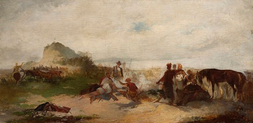 In the steppe