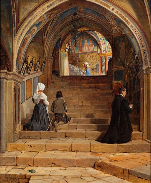 La Scala Santa at the Monastery San Benedetto near Subiaco