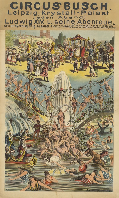 Circus’ Bush. Leipzig, Krystall-Palast. Ludwig XIV. Pantomime in 3 act