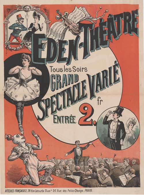 Eden-Théatre, tous les soirs grand spectacle varié