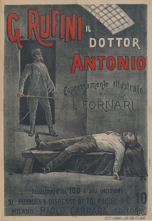 Giovanni Ruffini, il dottor Antonio espressamente illustrato da L. Fornari