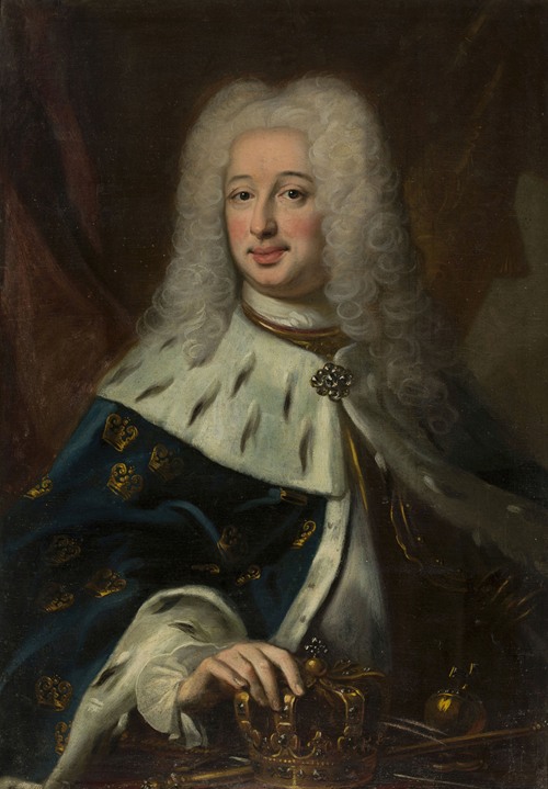 Portrait of Frederick I (1676–1751), king of Sweden in 1720–1751