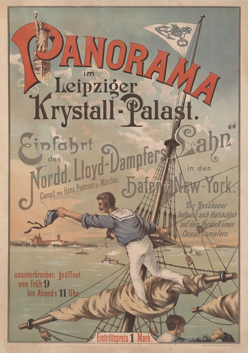 Panorama in Leipziger. Krystall-Palast