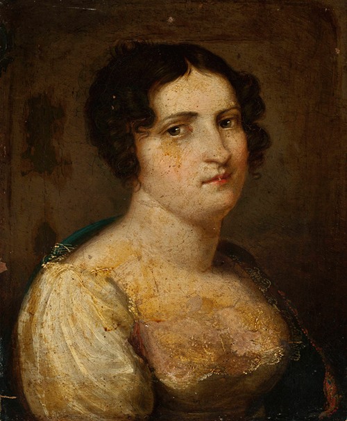 Portrait of Anna née Puczyńska (1789–1868), second wife of Jan Rustem