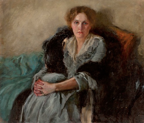 Portrait of the artist’s wife, Leta Czajkowska (ca.1875–1947)