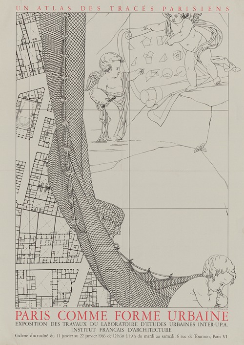 Un atlas des tracés parisiens Paris comme forme urbaine Exposition des travaux du laboratoire d’études urbaines inte